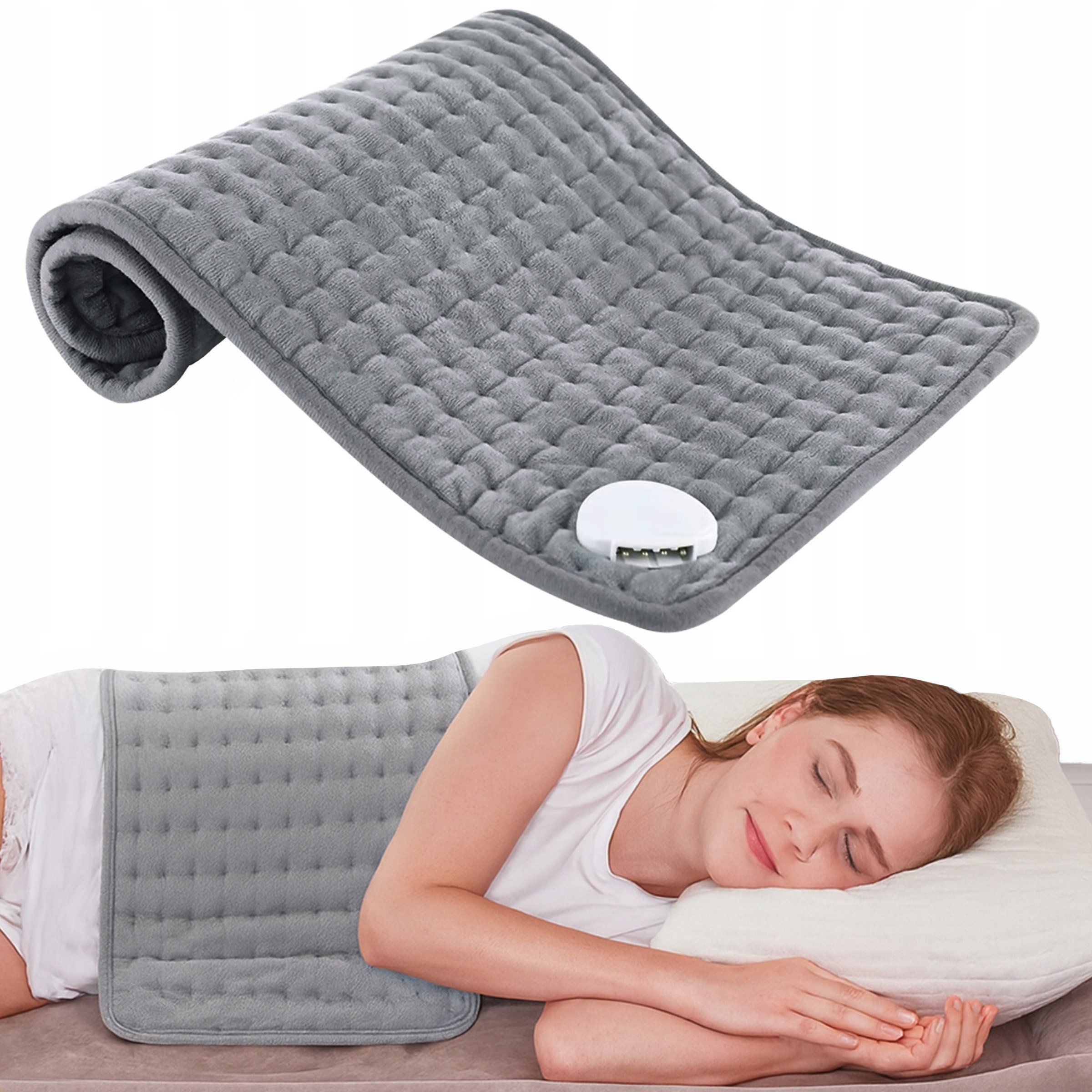 Mata rozgrzewająca termofor poduszka elektryczna podgrzewana z pilotem