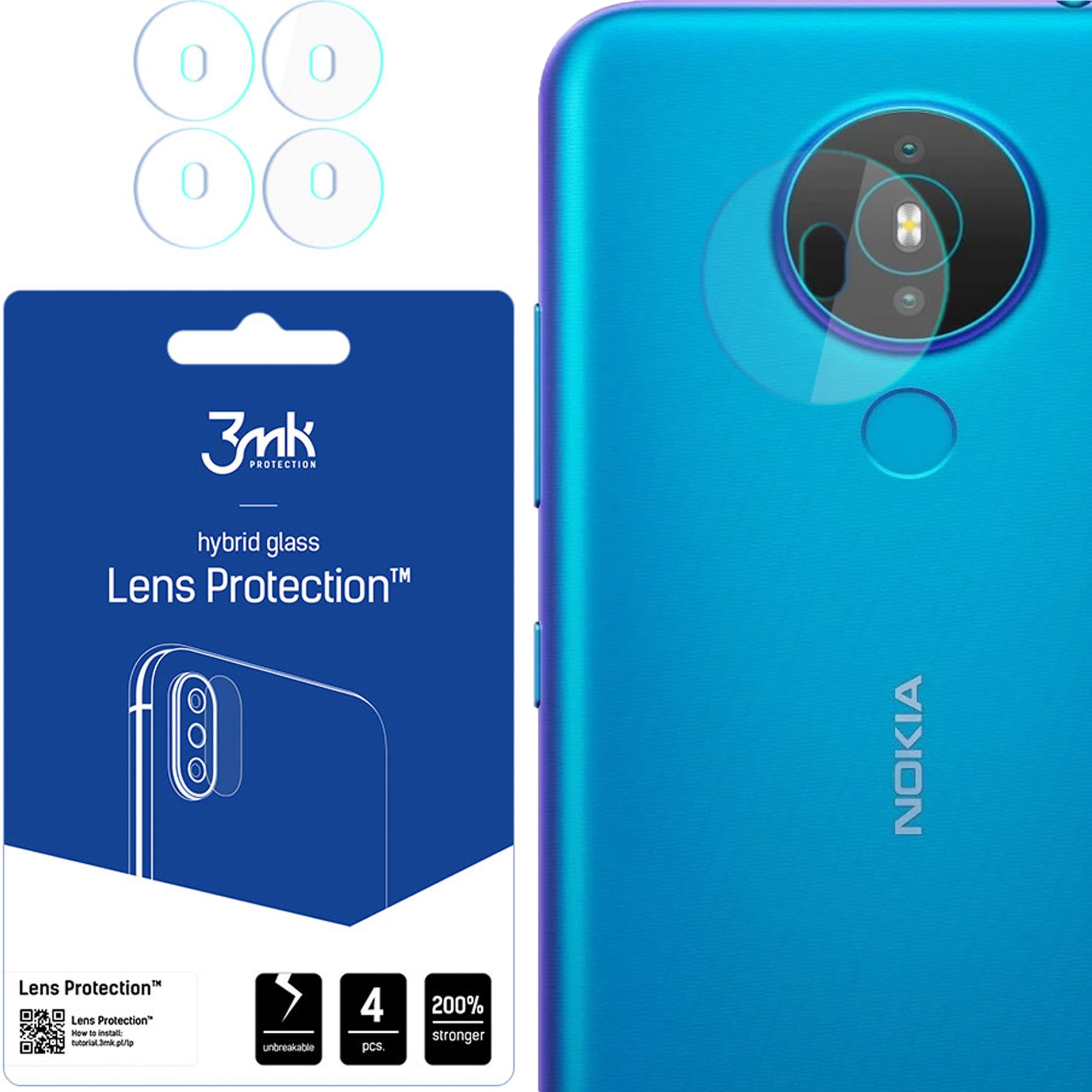 NOKIA 1.4 - 3MK LENS PROTECTION