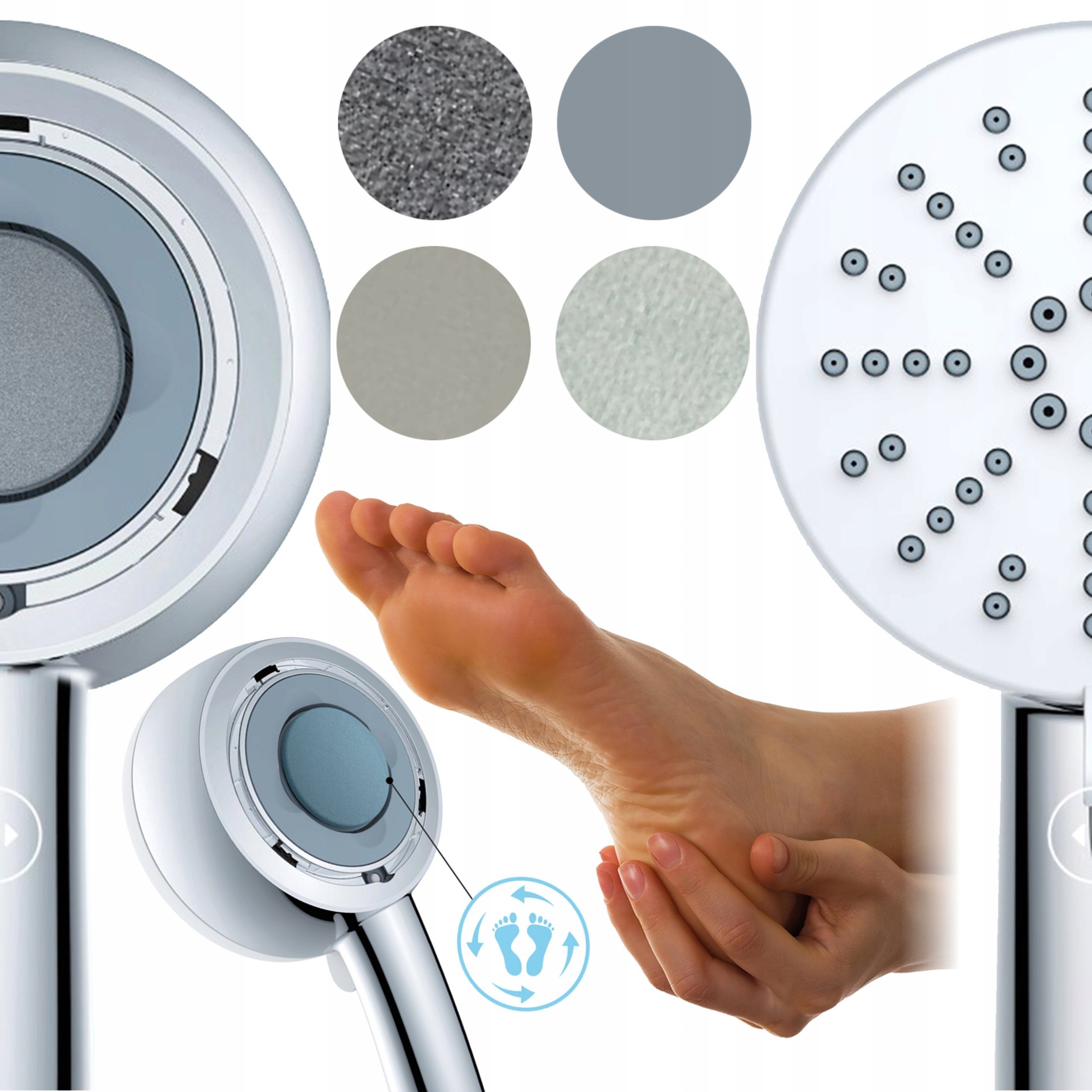 Kamień DROBNY do słuchawki Pedicure Shower