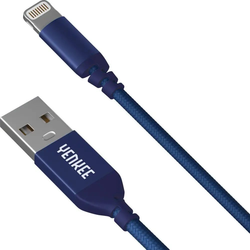 Kabel USB Yenkee USB-A - Lightning 1 m Niebieski (YCU 611BE MFI)