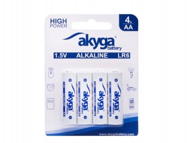 Bateria alkaliczna AA LR6 Akyga AKY2068 1.5V / 3050mAh 4szt
