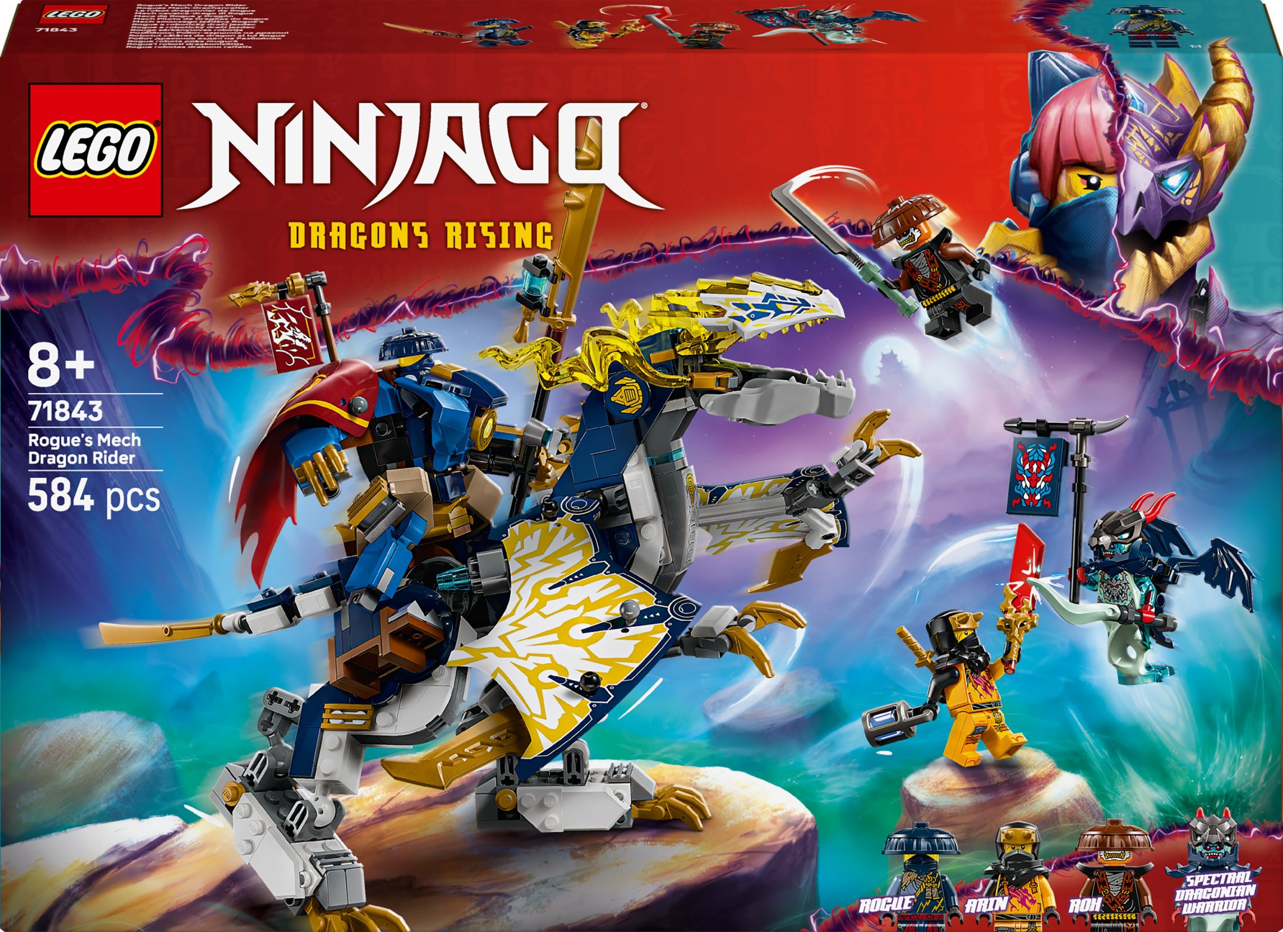 LEGO Ninjago Mech smoczego jeźdźca Rogue’a (71843)