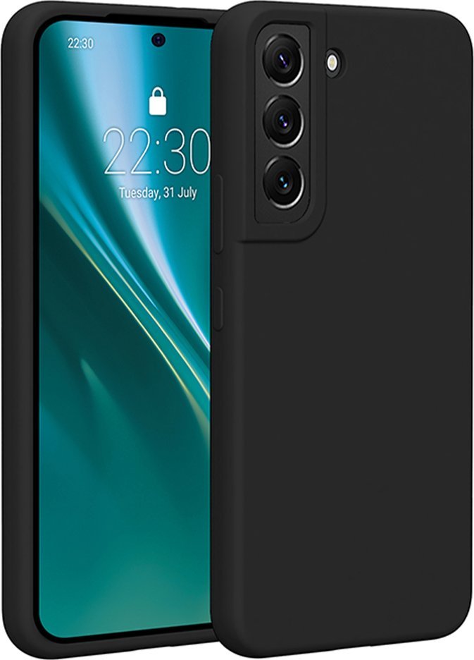 Etteri Nakładka Etteri Silicone Case do Samsung Galaxy S22 czarna