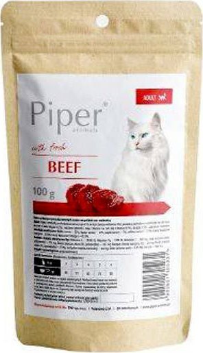 Karma sucha dla kota Piper Animals z wołowiną 100 g