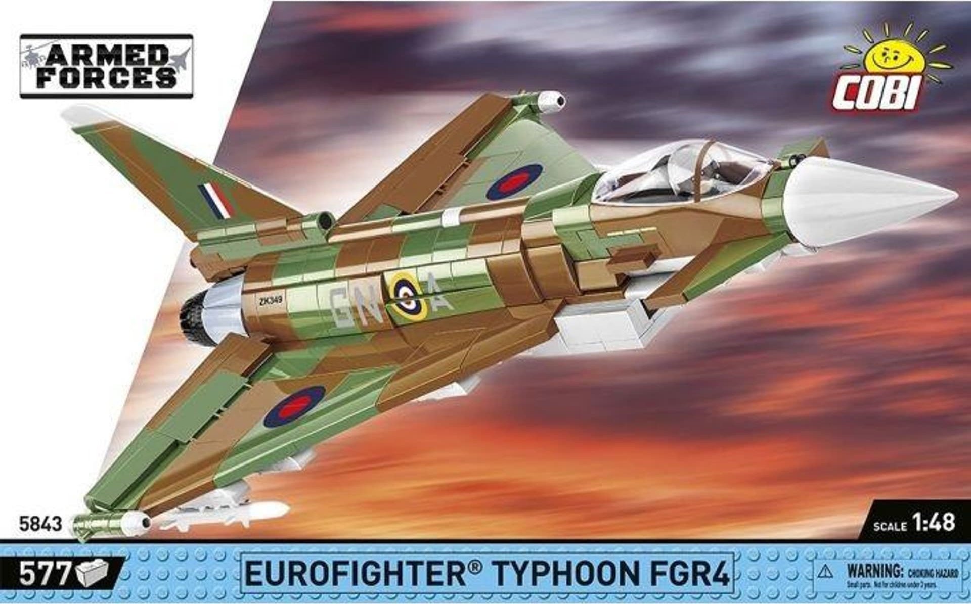 Cobi COBI 5843 Armed Force Eurofighter Typhoon FGR4 577 klocków