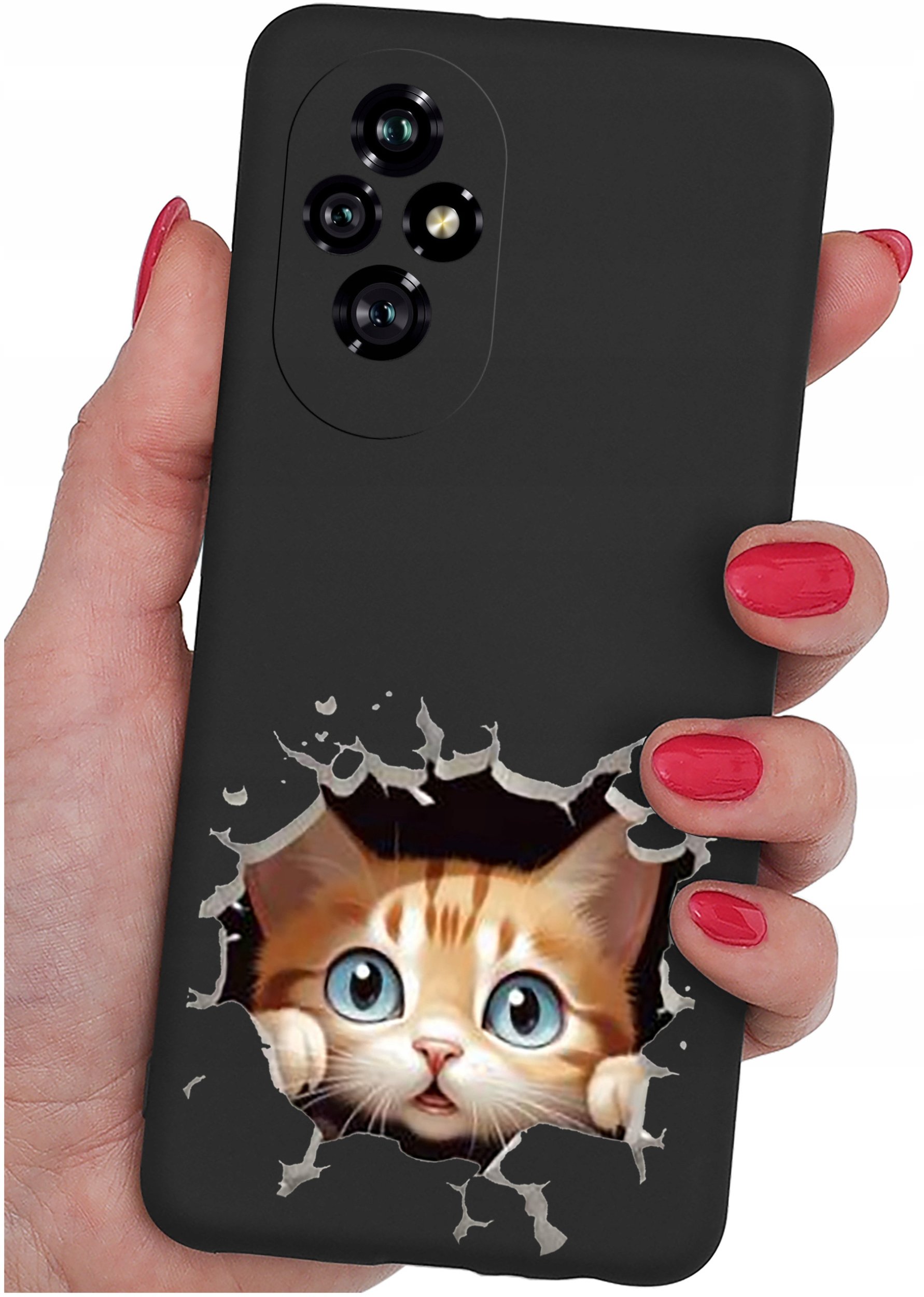 ETUI do Honor 200 5G | WZORY | SILIKONOWE MATT CASE + SZKŁO 9H