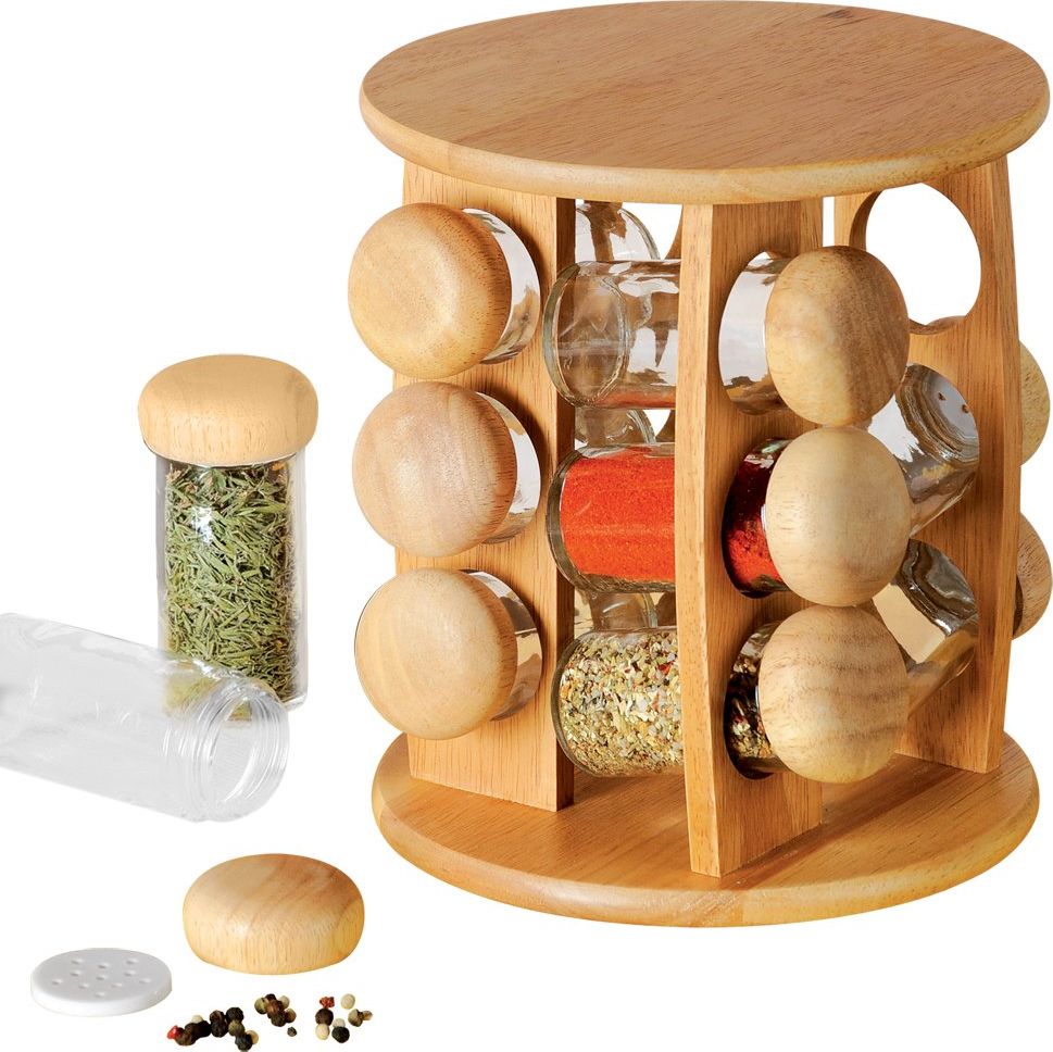 Orion Stojak na przyprawy półka przyprawnik pojemniki 12 uniwersalny