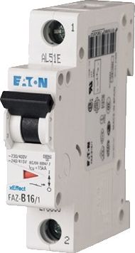 Eaton Wyłącznik nadprądowy 1P C 3A 15kA DC FAZ C3/1-DC (279123)