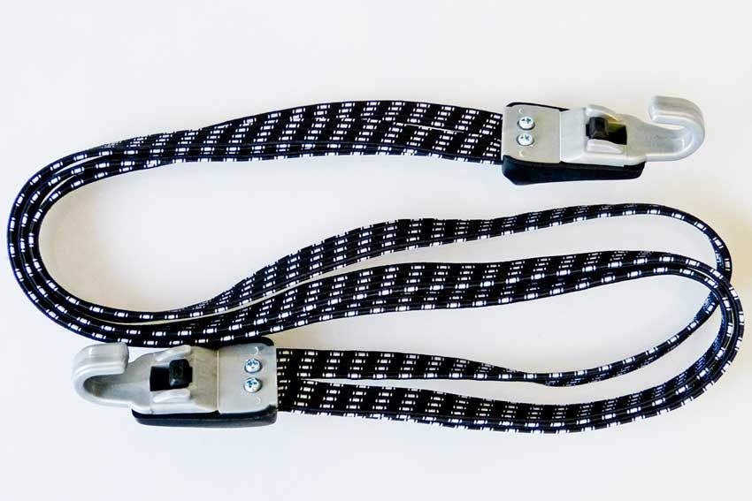 Guma do mocowania bagażu KW-601-08 czarno-szara rjx