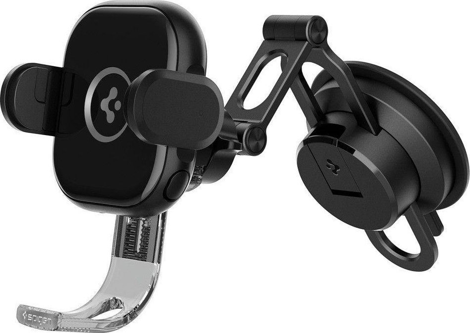Ładowarka Spigen SPIGEN UTS35W ONETAP UNIVERSAL WINDSHIELD & DASHBOARD CAR MOUNT WIRELESS CHARGER BLACK
