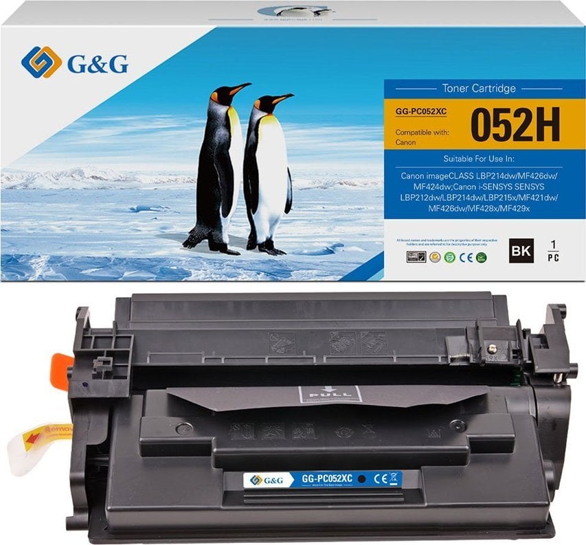 Toner G&G G&G kompatybilny toner z Canon 052H, NT-PC052XC, black, 9200s, high capacity