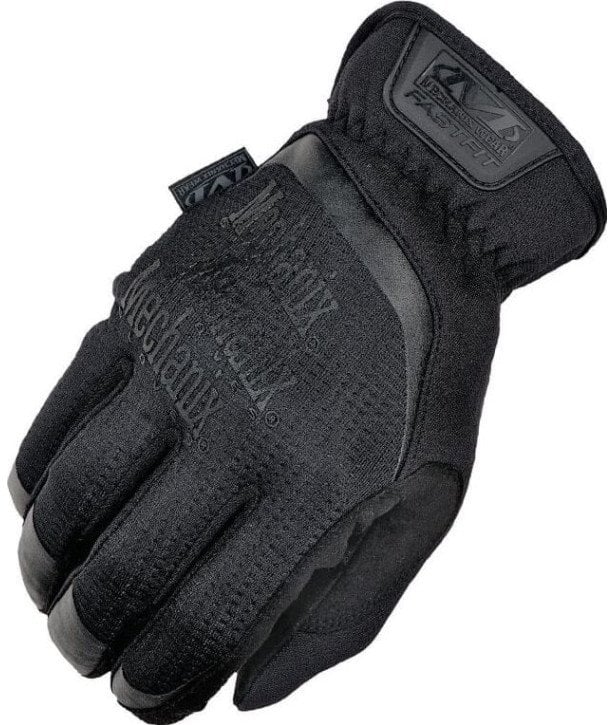 Gloves Mechanix FastFit(r) black, size L. Ruched cuff, 0.6 mm artificial leather, TrekDry(r), touchscreen technology