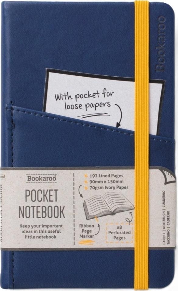 Bookaroo Notatnik Journal Pocket A6 - Granatowy