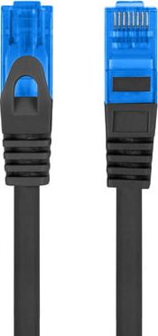 Lanberg PATCHCORD KAT.6A S/FTP LSZH CCA 3M CZARNY FLUKE PASSED LANBERG