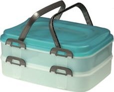 Ambition Pojemnik na ciasto 2-piętrowy Domotti Dolce MIX