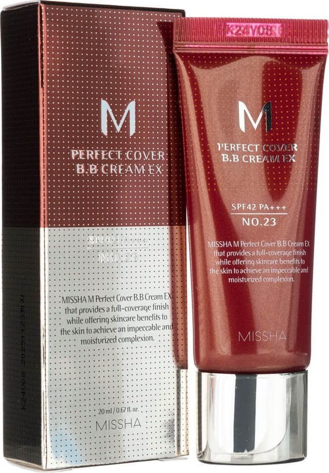 Missha Missha M Perfect Cover Krem BB odcień Natural Beige No 23 - 20 ml