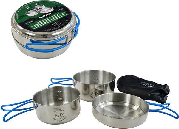 Menażka stalowa ALB Makalu 3 częściowa /655