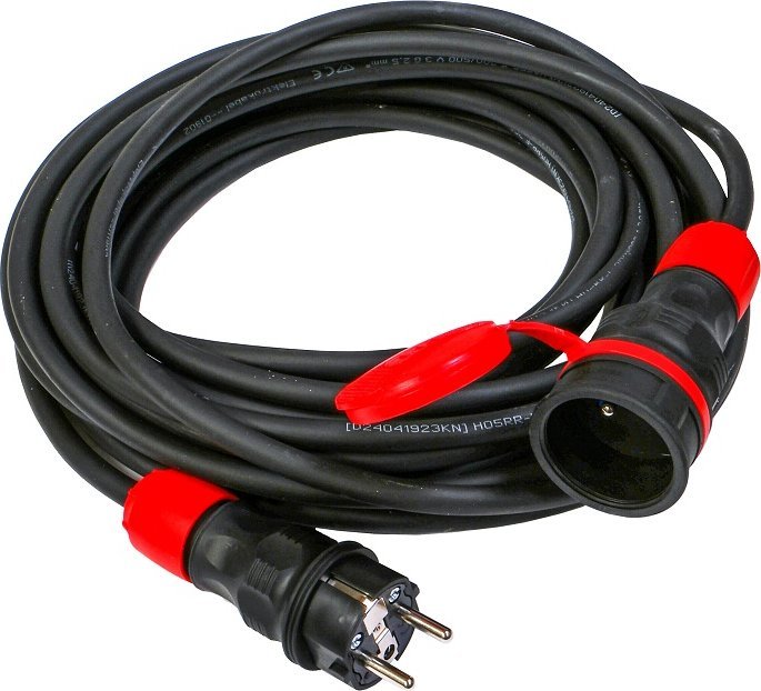 Mojeledy Przedłużacz gumowy OW 16A 3P 3x2,5 gn wt 25m