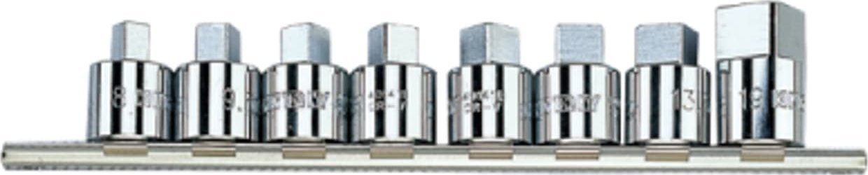 King Tony ZESTAW NASADEK TRZPIENIOWYCH 1/2" 8 cz. KWADRAT 8 - 19mm SZYNA King Tony