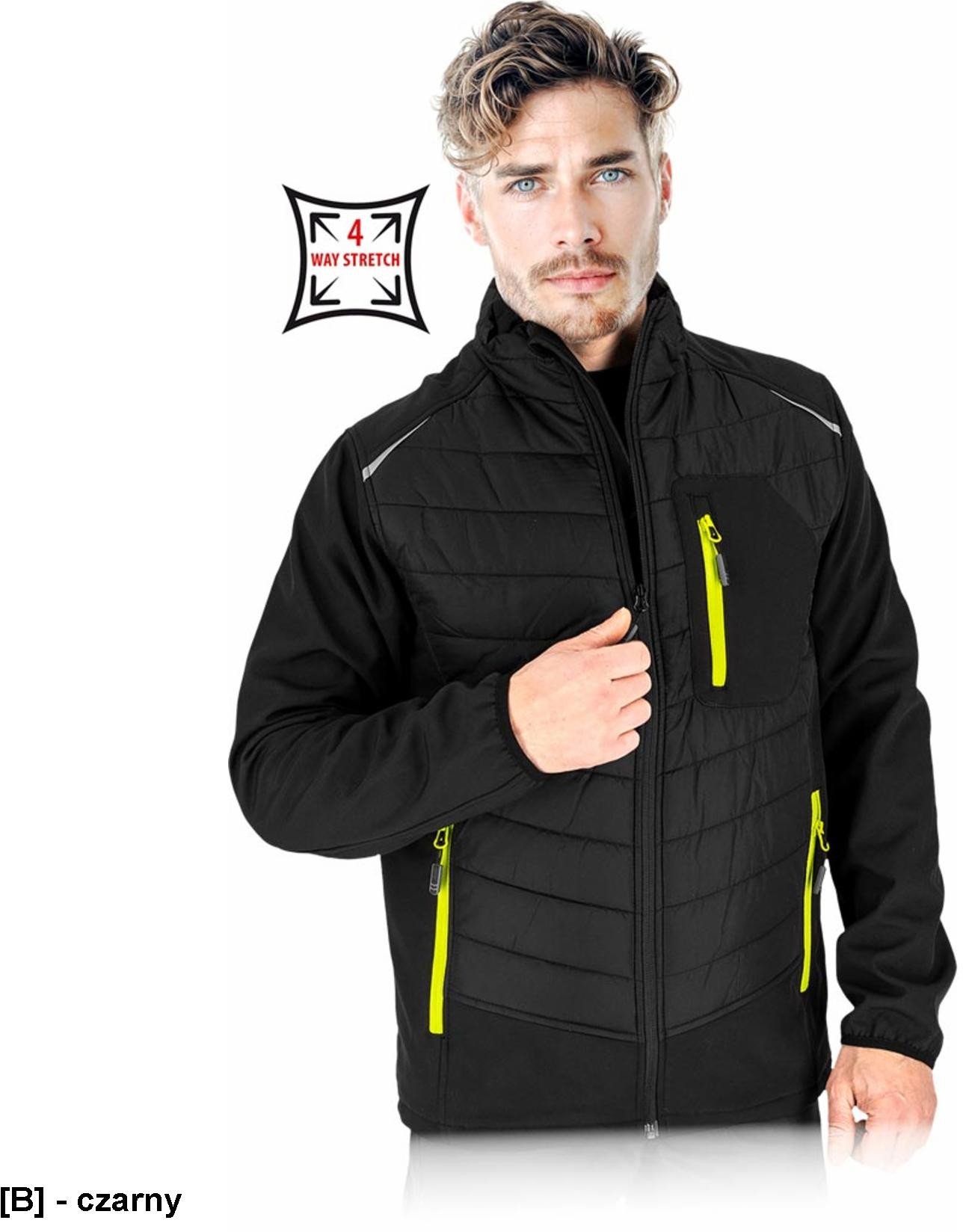 LH-GRANDE-J - Pikowana kurtka ochronna ocieplana, męska L