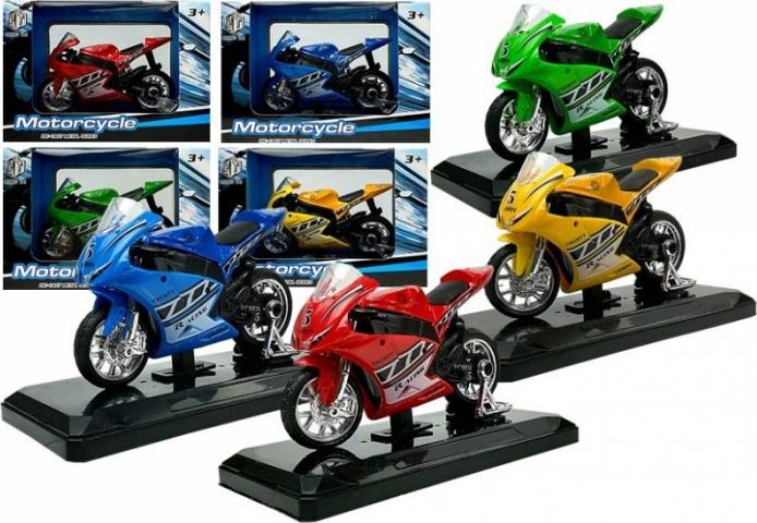 Lean Sport Sportowy Motocykl z Dźwiękami 1:18 4 Kolory