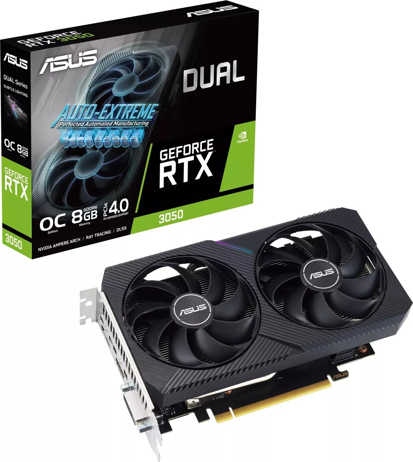 Karta graficzna Asus Dual GeForce RTX 3050 OC V2 8GB GDDR6 (DUAL-RTX3050-O8G-V2)