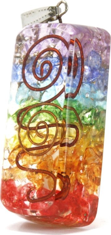 Art-Pol Wisiorek z Orgonitem - Tęczowy