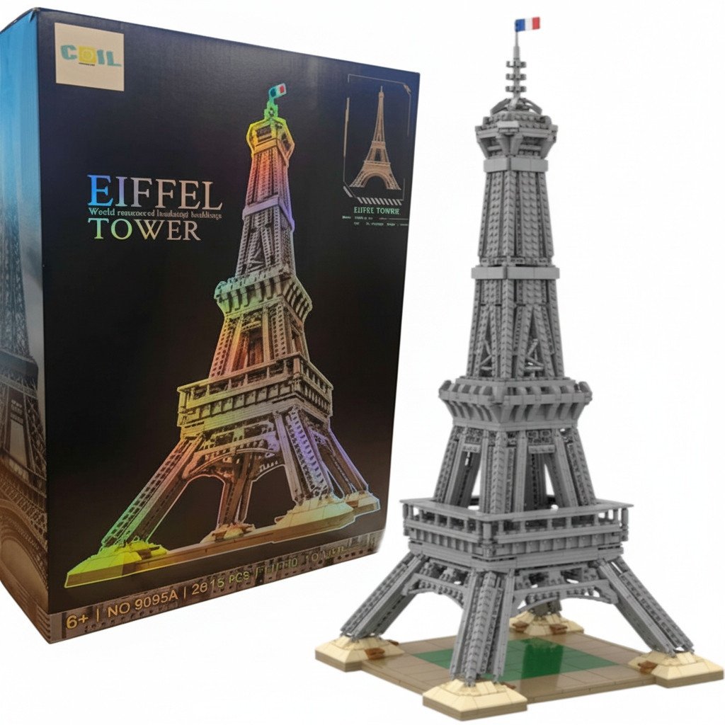 Coil klocki konstrukcyjne wieża Eiffla 3097 el.