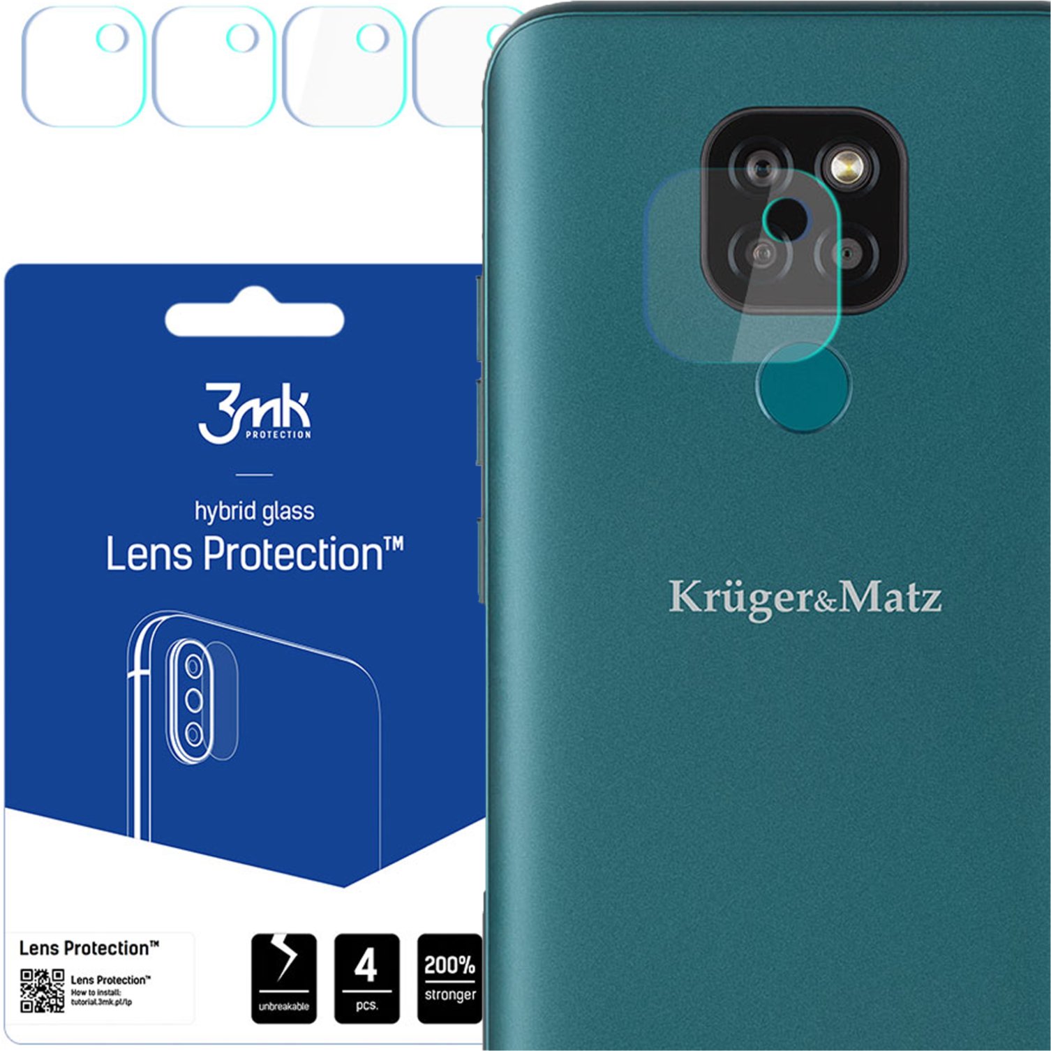 KRUGER & MATZ LIVE 8 - 3MK LENS PROTECTION