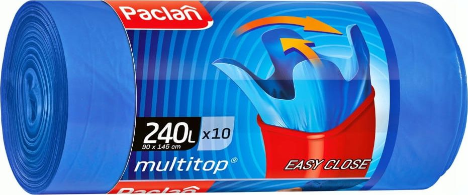 Paclan PACLAN Multitop 240l 10szt - worki na śmieci