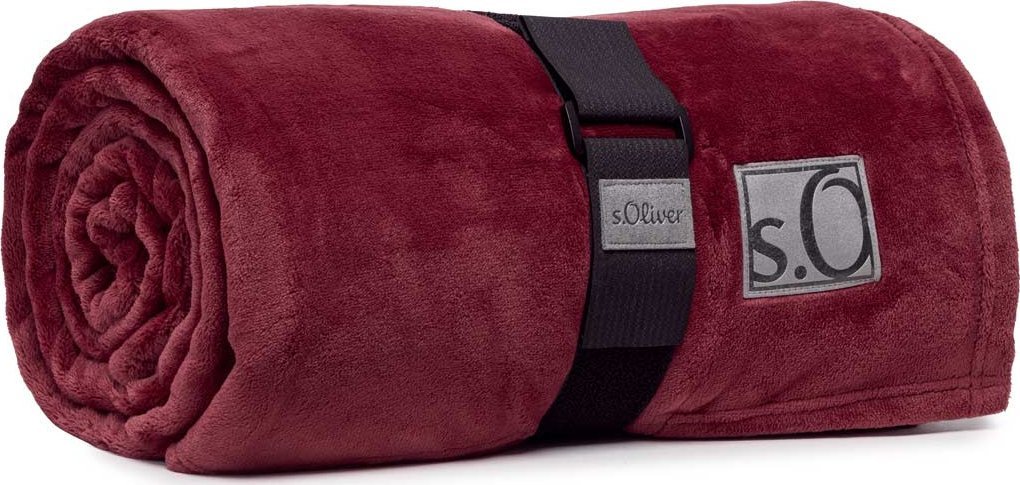s. Oliver Koc 150x200 cm Kuschelsoft 3638-430 bordowy