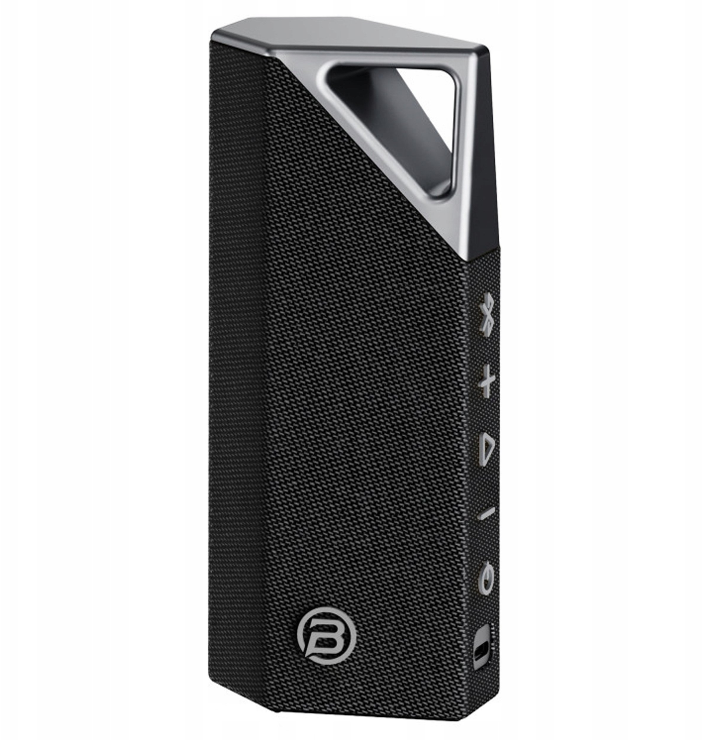 BUGANI Brief - black silver - Przenośny głośnik Bluetooth