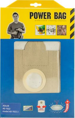 Worek do odkurzacza Adler Worki do odkurzacza (Włókno syntetyczne; Adler AD 7022.1; 5 szt.)