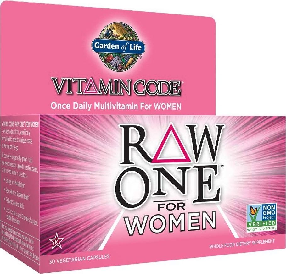 Garden of Life Garden of Life - Vitamin Code RAW ONE, Multiwitaminy dla Kobiet, 30 vkaps