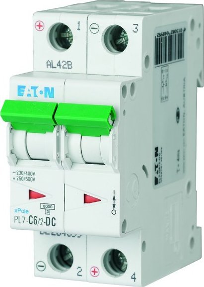 Eaton PL7-C6/2-DC WYŁ.NADPRĄDOWY 10KA DC