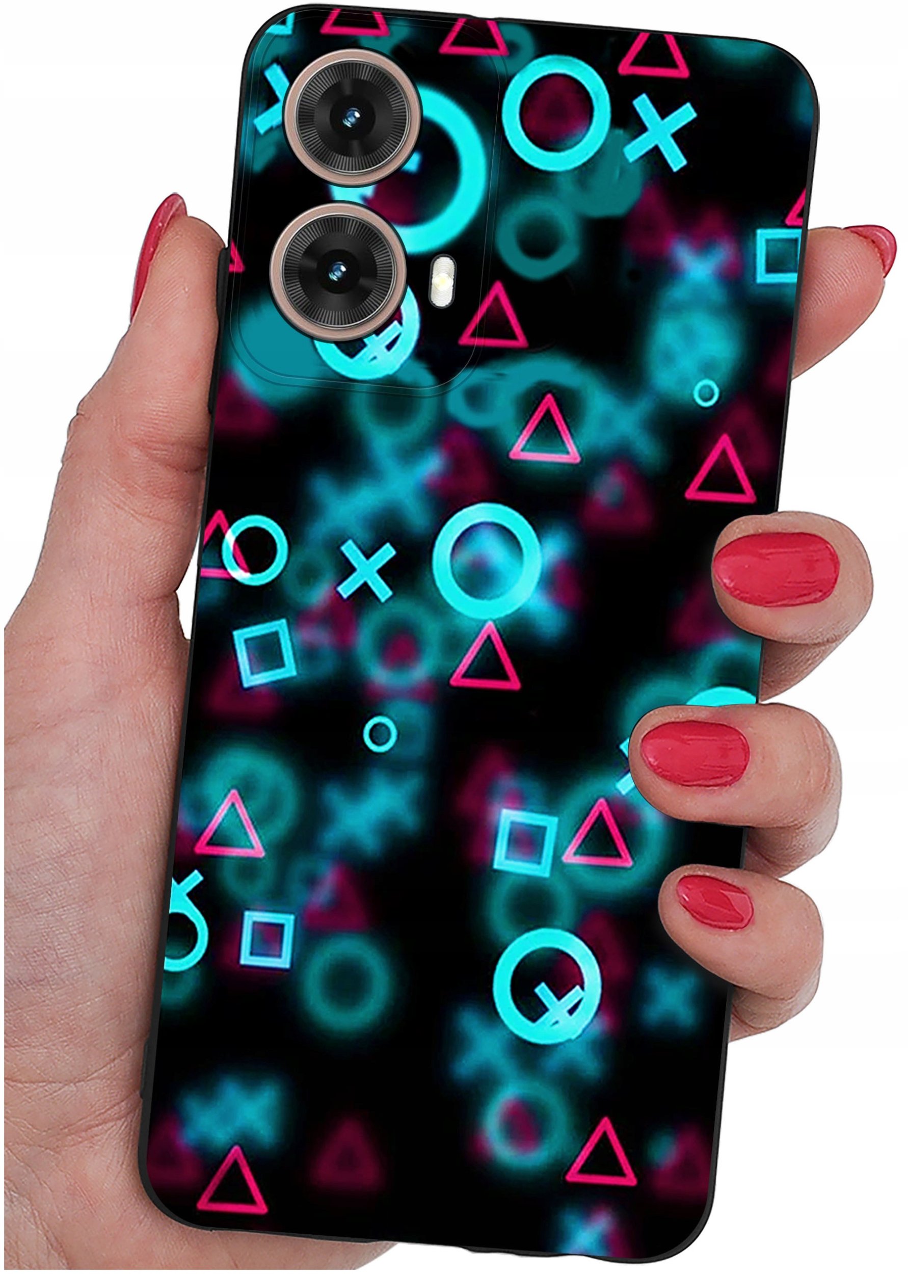 Etui do Motorola Moto G85 5G WZORY |SILIKONOWE MATT CASE