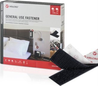 Velcro VELCRO Taśma rzepowa ogólnego zastosowania 25m Taśma rzepowa 25m, rzep 20mm czarny