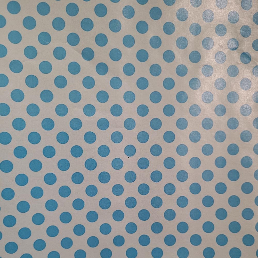 Papier kropki do pakowania 57cmx2m 2m714