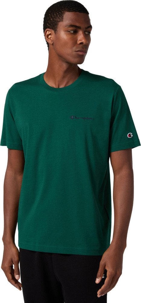 Koszulka męska Champion SS Tee zielona 221798 GS584 XL