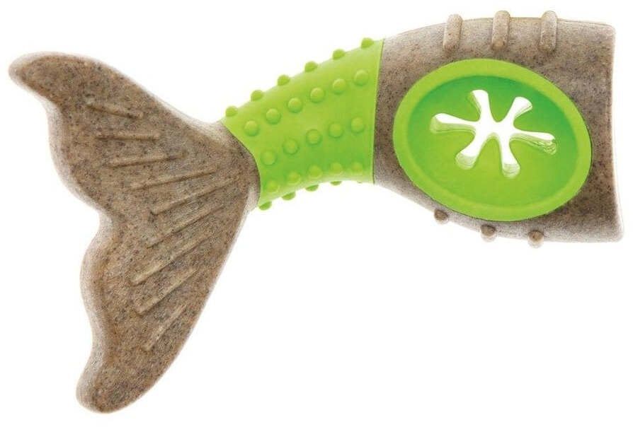 Ogon ryby, gryzak, dla psa, TPR, 14x9x4 cm