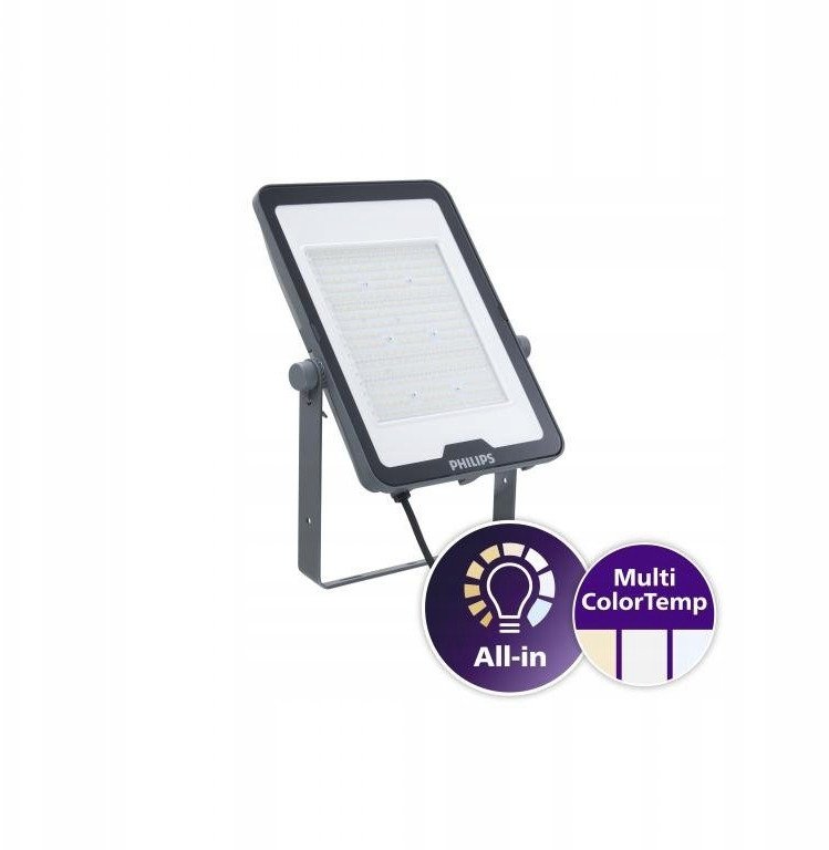 Philips Ledinaire Projektør Stor All-in BVP169 15000lm/830-840-865 135W IP65 Asymmetrisk