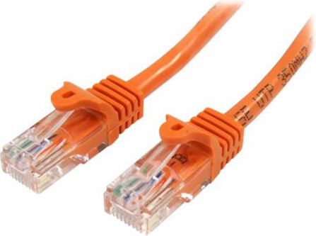 StarTech RJ-45/RJ-45, kat. 5e, U/UTP, 7m, pomarańczowy (45PAT7MOR)