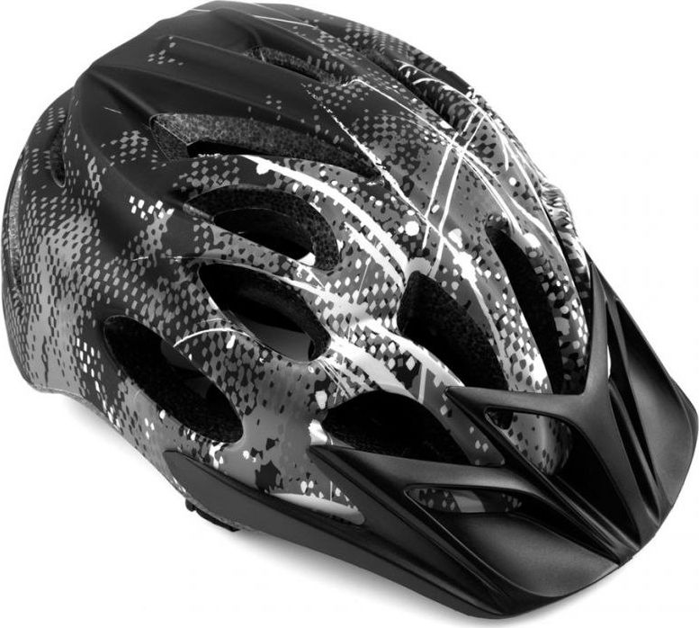 Spokey Kask rowerowy Spokey Checkpoint 58-61 cm szaro-czarny 926891