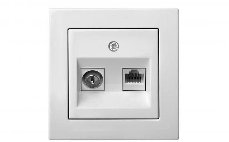 ANTENNA +DATA SOCKET EPSILON WHITE