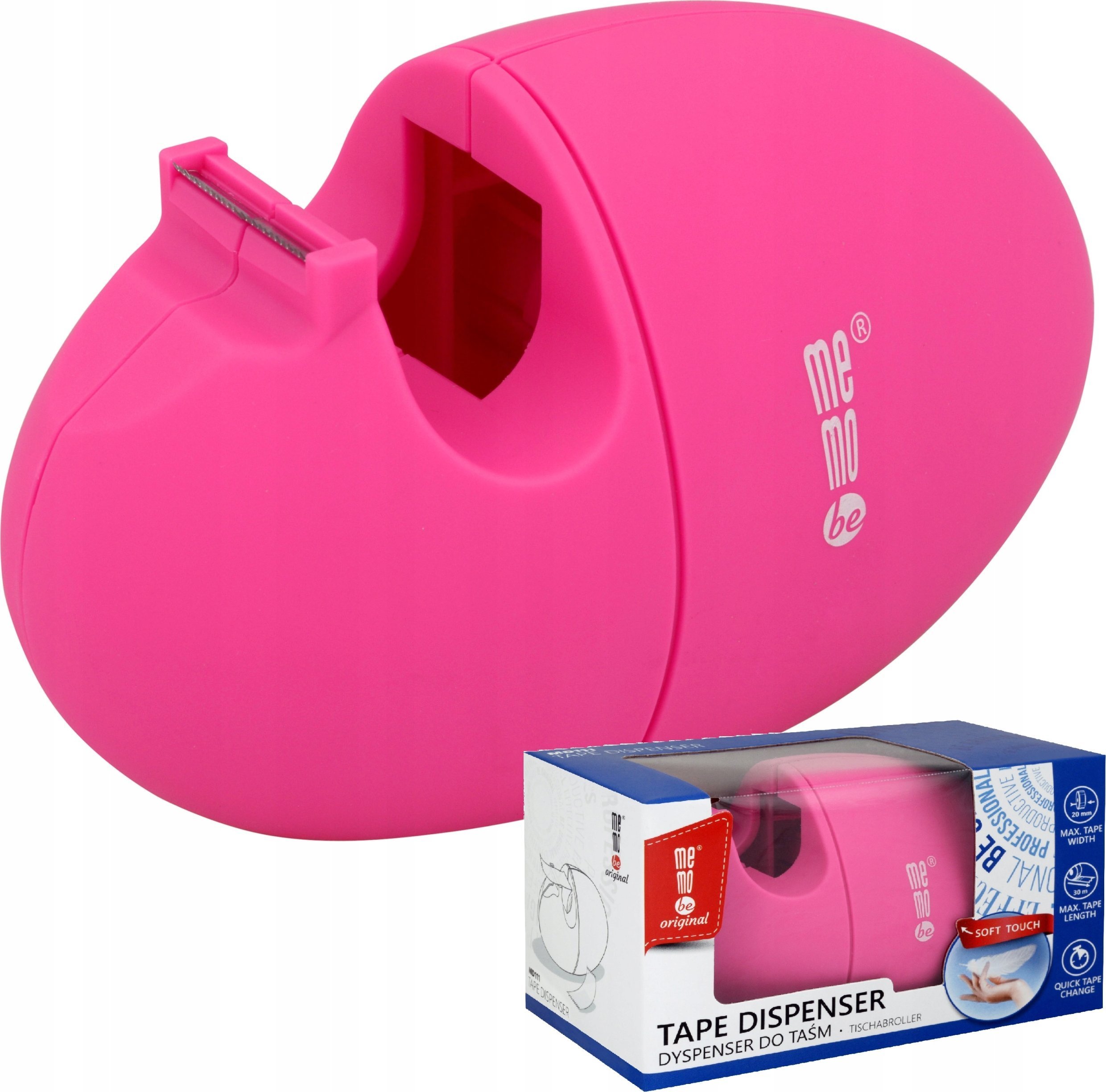 Teka Dyspenser do ta¶m Soft-Touch różowy neon MemoBe