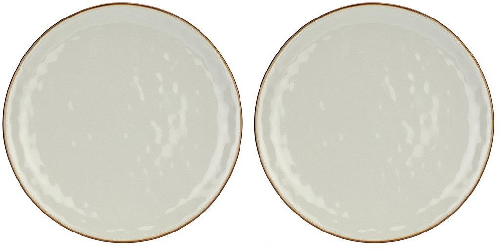 Zestaw 2 talerzy 33cm szarych do pizzy Rose&Tulipani Concerto