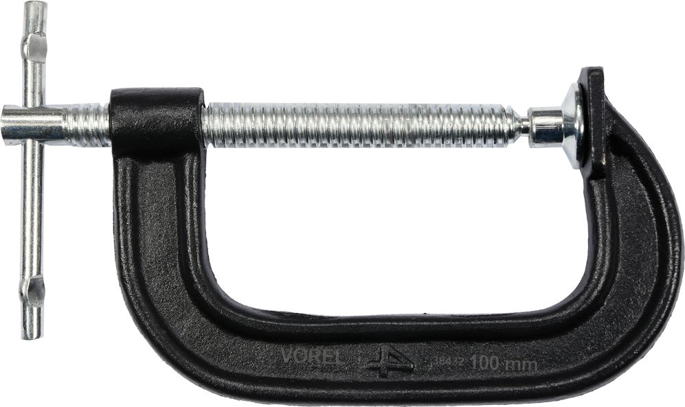 Vorel Ścisk śrubowy typu C 100mm (38432)