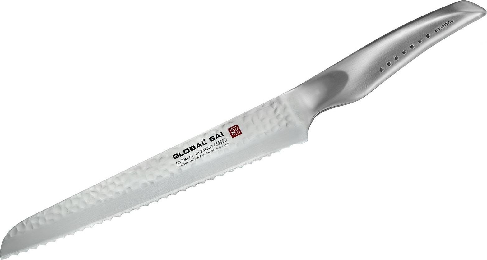 Global Nóż kuchenny GLOBAL SAI do pieczywa 23 cm [SAI-05] uniwersalny