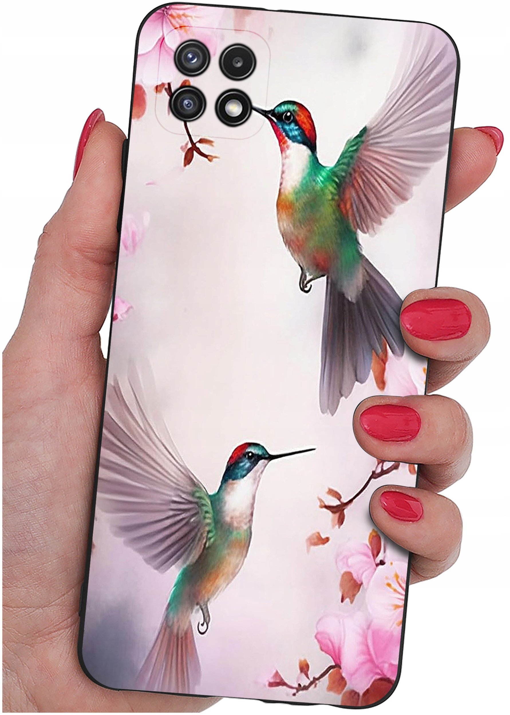 Etui do Samsung A22 5G WZORY |SILIKONOWE MATT CASE + SZKŁO 9H