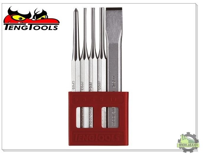Teng Tools Zestaw przecinaków, wybijaków, punktaków PCX05 (237860101)